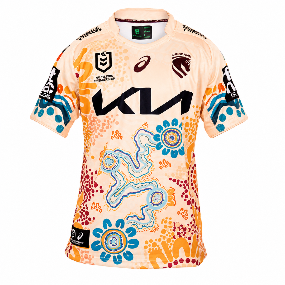 ISC NRL Brisbane Broncos ユニフォームセット Asics Junior's NRL