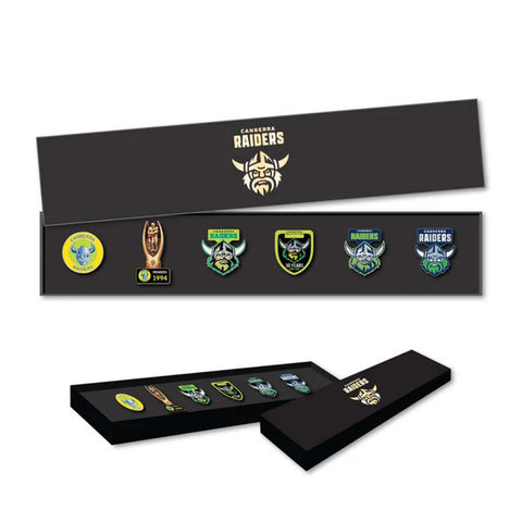 Canberra Raiders Logo Pin Set