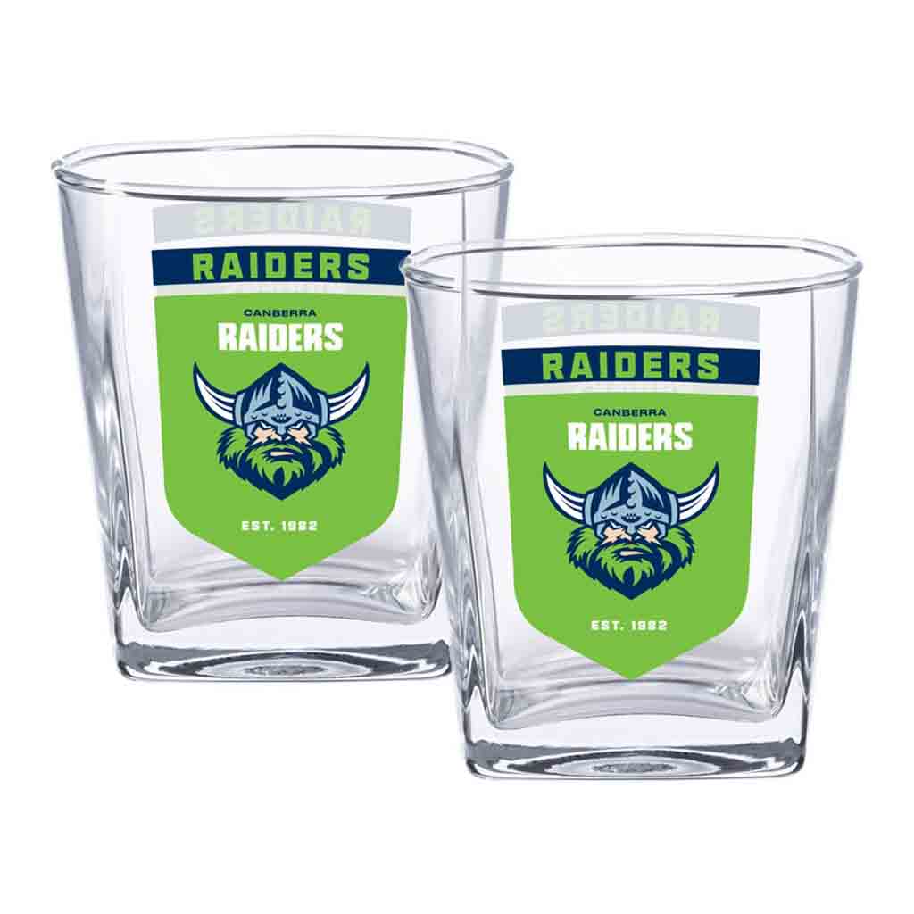 Canberra Raiders 2-Pack Spirit Glasses