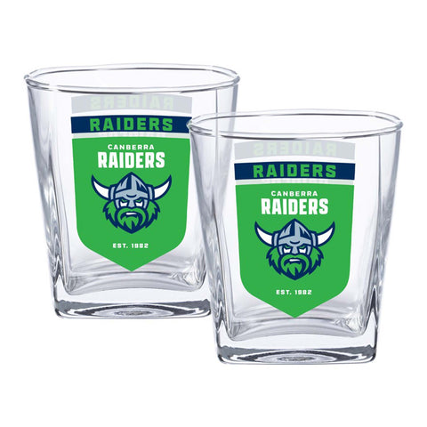 Canberra Raiders 2-Pack Spirit Glasses