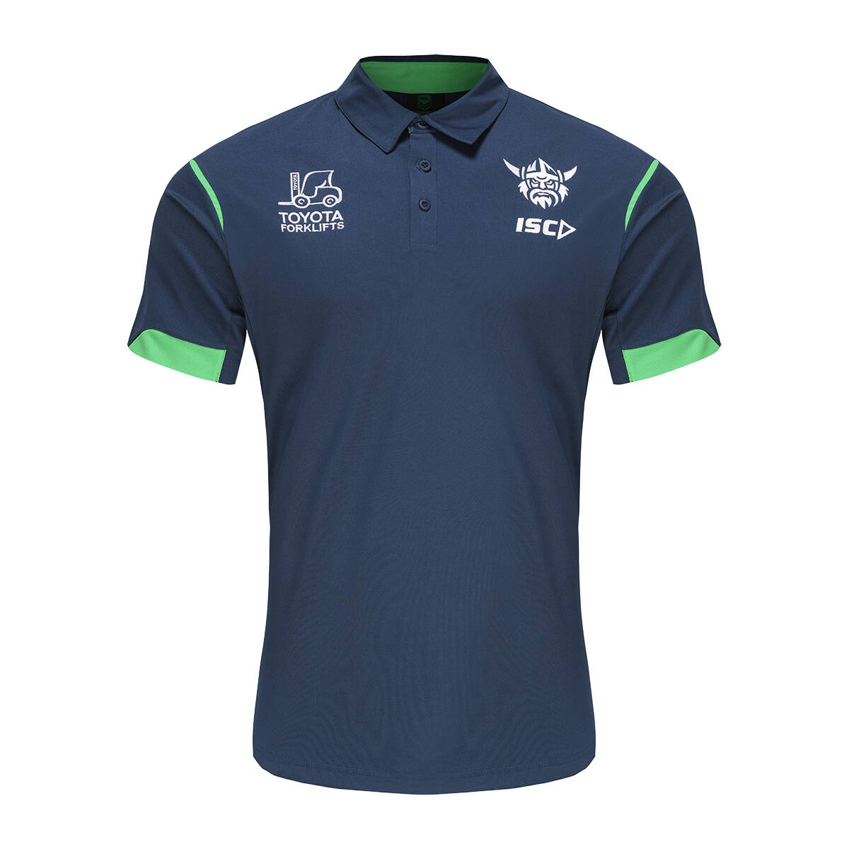 Load image into Gallery viewer, Canberra Raiders 2024 Media Polo Navy Adult
