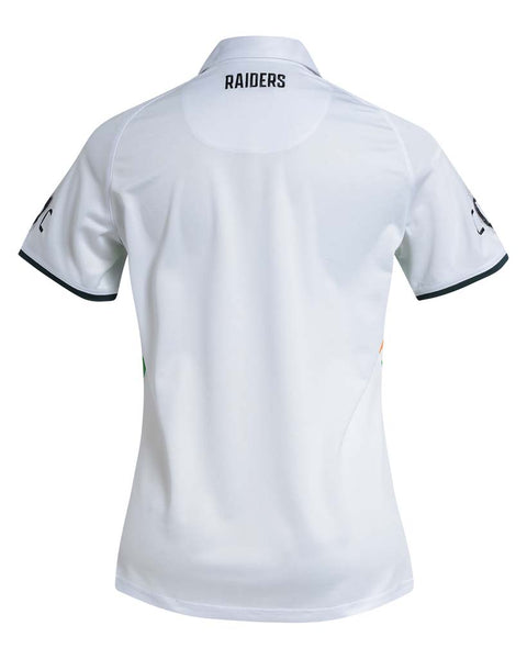 Canberra Raiders 2026 Polo Ladies White