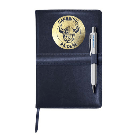 Canberra Raiders Heritage Notebook and Pen Set