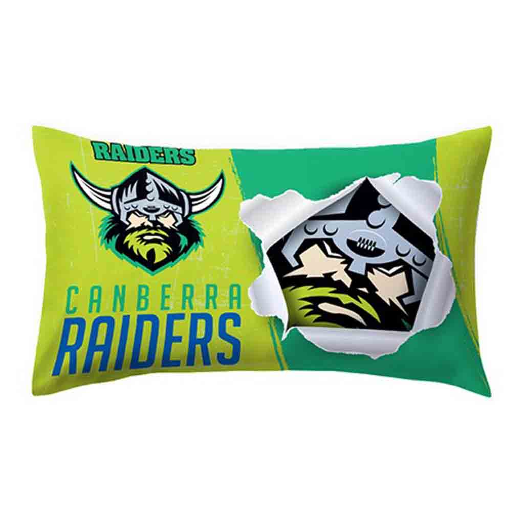 Canberra Raiders Single Pillow Case