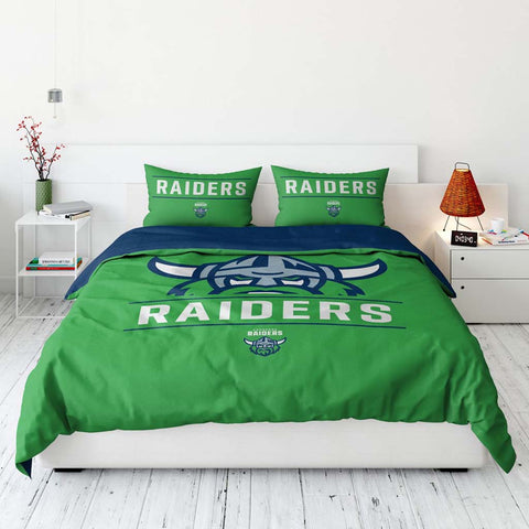 Canberra Raiders Quilt Cover Set Double