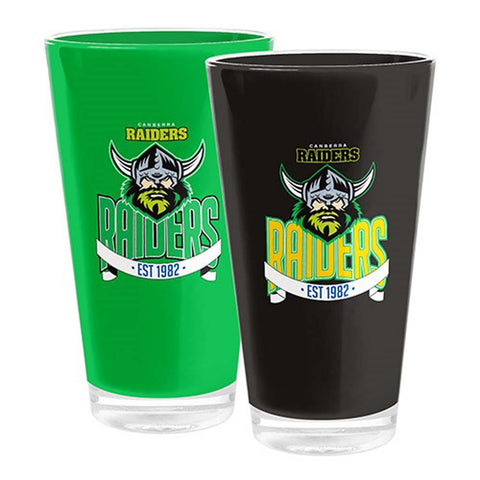 Canberra Raiders Set of 2 Plastic Tumblers