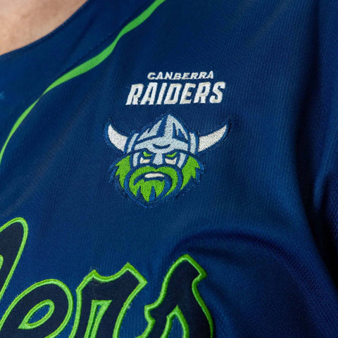 Canberra Raiders 'Homer' Baseball Shirt Adult