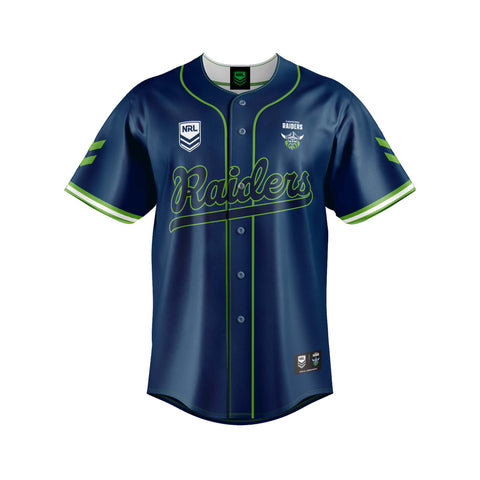 Canberra Raiders 'Homer' Baseball Shirt Adult
