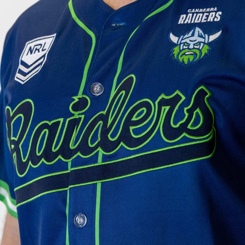 Canberra Raiders 'Homer' Baseball Shirt Youth