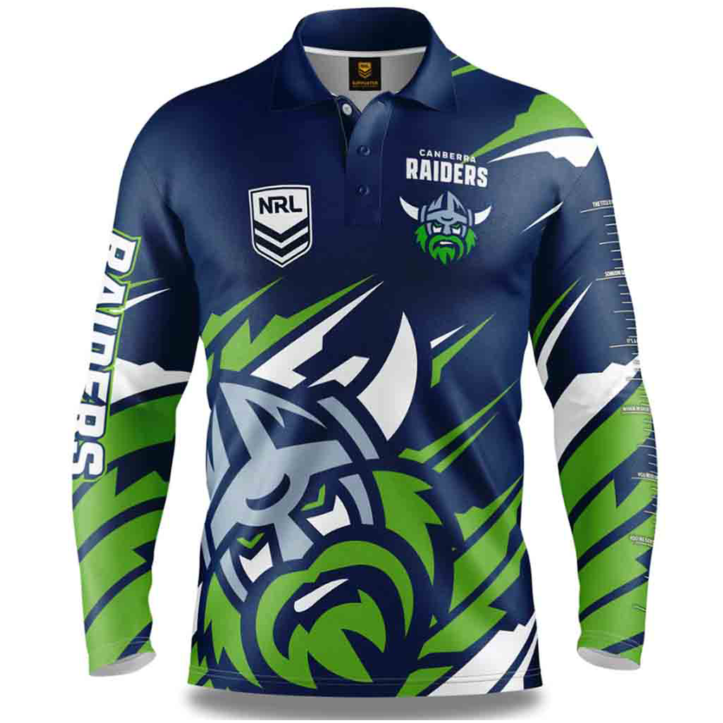 Load image into Gallery viewer, Canberra Raiders &amp;#39;Ignition&amp;#39; Fishing Shirt Adult
