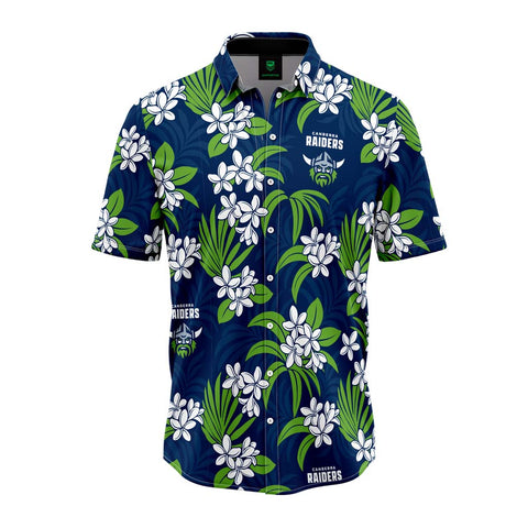 Canberra Raiders 'Reef' Hawaiian Shirt Adult
