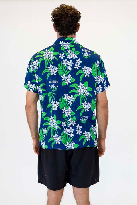 Canberra Raiders 'Reef' Hawaiian Shirt Adult