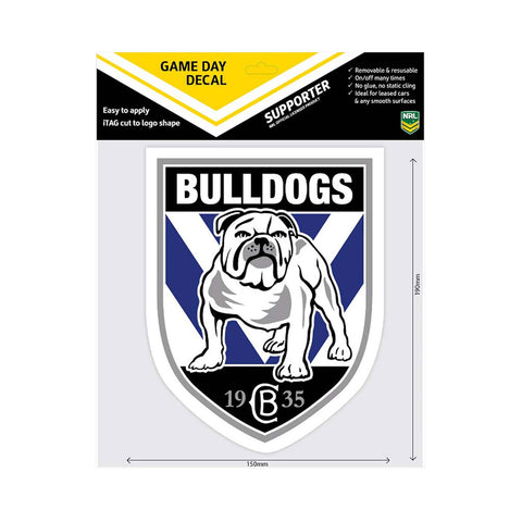 Canterbury Bulldogs Game Day Decal