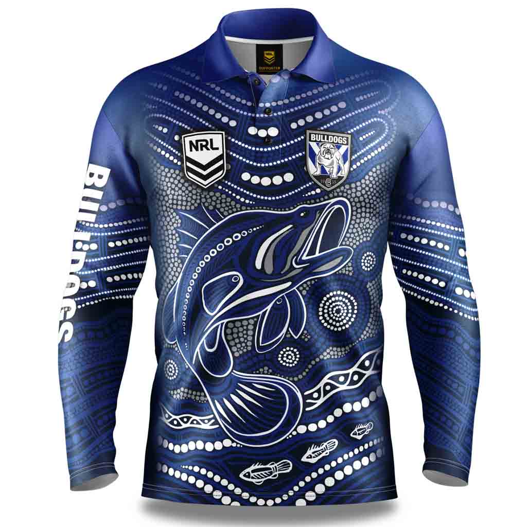 Canterbury Bulldogs Indigenous Fishing Shirt
