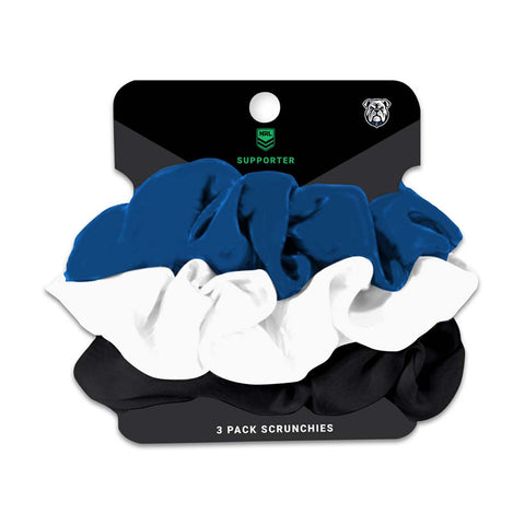 Canterbury Bulldogs Scrunchies 3-Pack