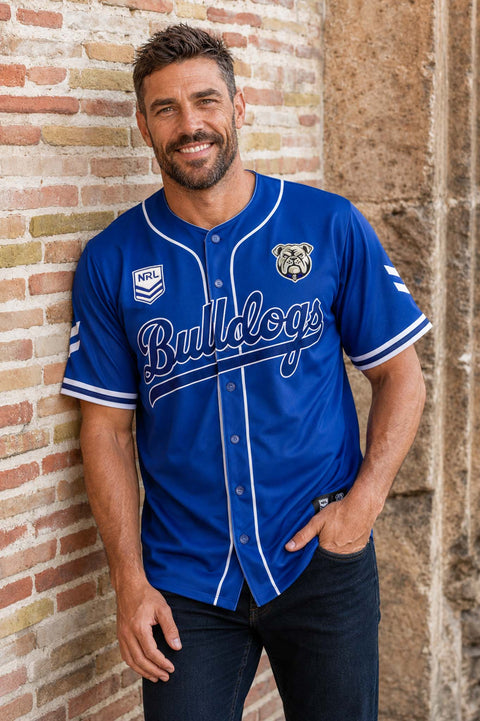 Canterbury Bulldogs 'Homer' Baseball Shirt Adult
