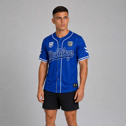 Canterbury Bulldogs 'Homer' Baseball Shirt Adult