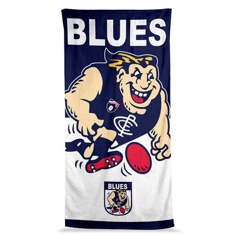 Carlton Blues Jumbo Beach Towel