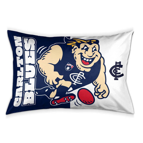Carlton Blues Single Pillow Case