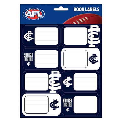 Carlton Blues Book Labels