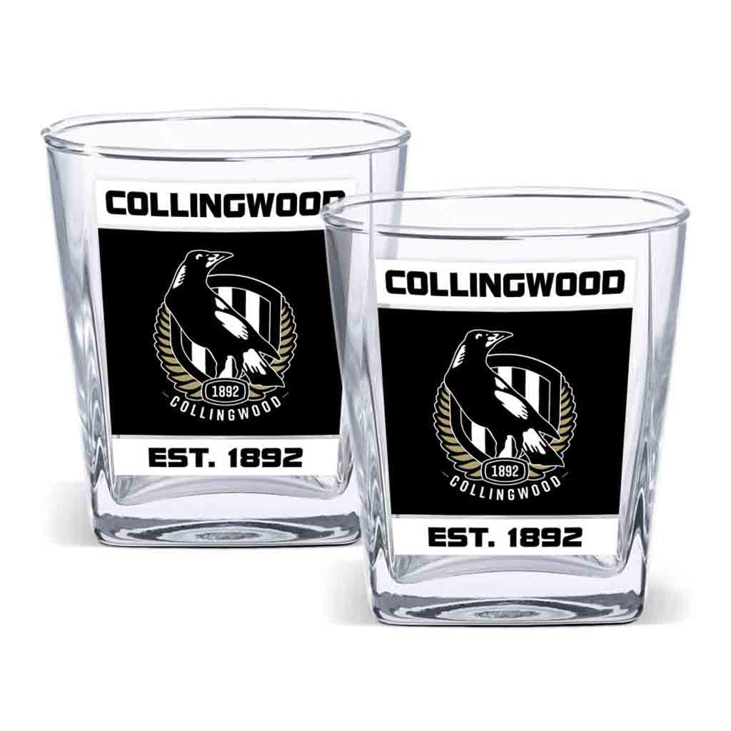Collingwood Magpies 2-Pack Spirit Glasses