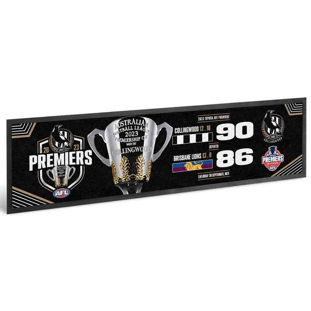 Collingwood Magpies 2023 Premiers Bar Runner PH1