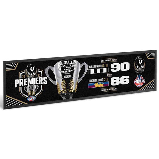 Collingwood Magpies 2023 Premiers Bar Runner PH1