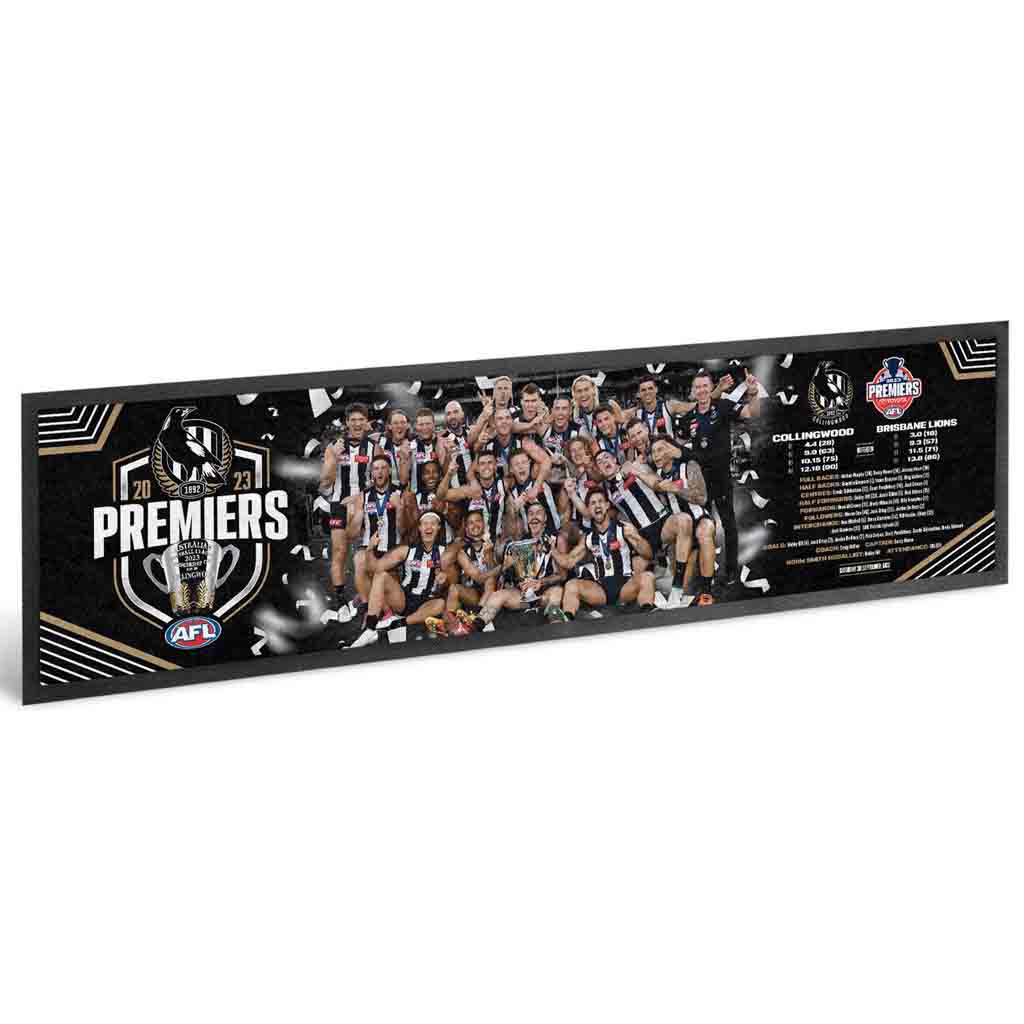 Collingwood Magpies 2023 Premiers Bar Runner PH2