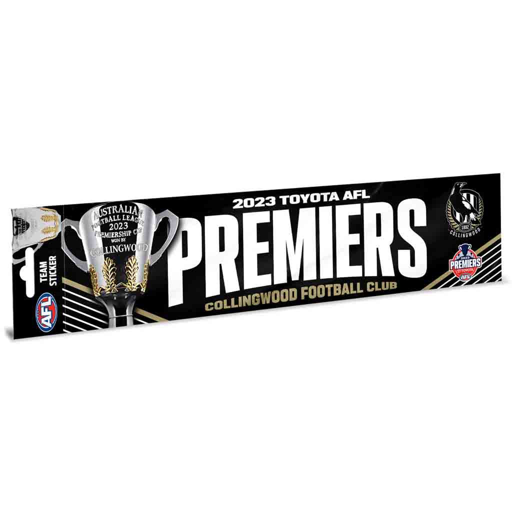 Collingwood Magpies 2023 Premiers Bumper Sticker PH1
