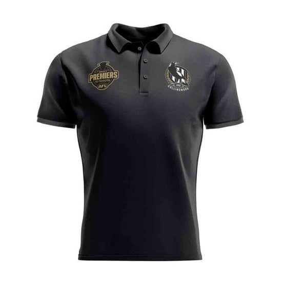 Collingwood Magpies 2023 Premiers Gold Polo Adult