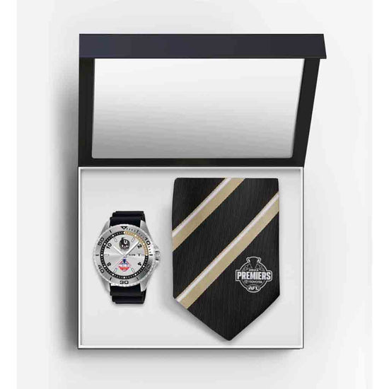 Collingwood Magpies 2023 Premiers Watch and Tie Gift Set