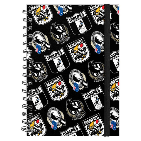 Collingwood Magpies A5 Hardcover Notebook
