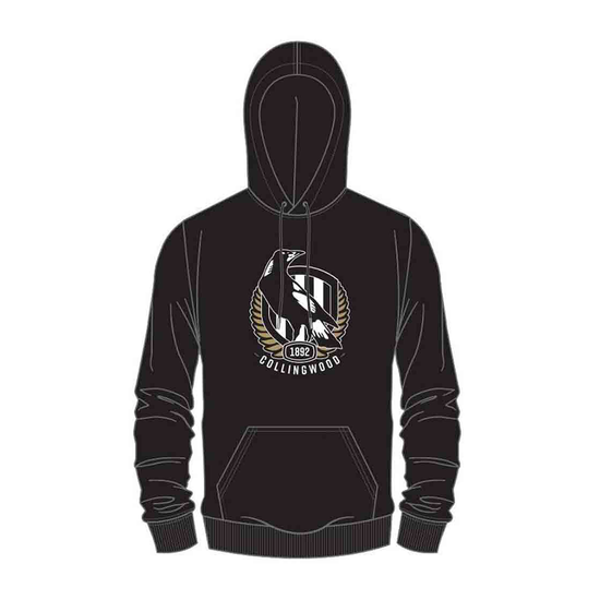 Collingwood Magpies Logo Hoodie Adult