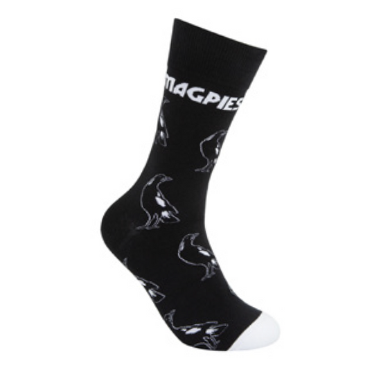 Collingwood Magpies Mascot Organic Cotton Socks