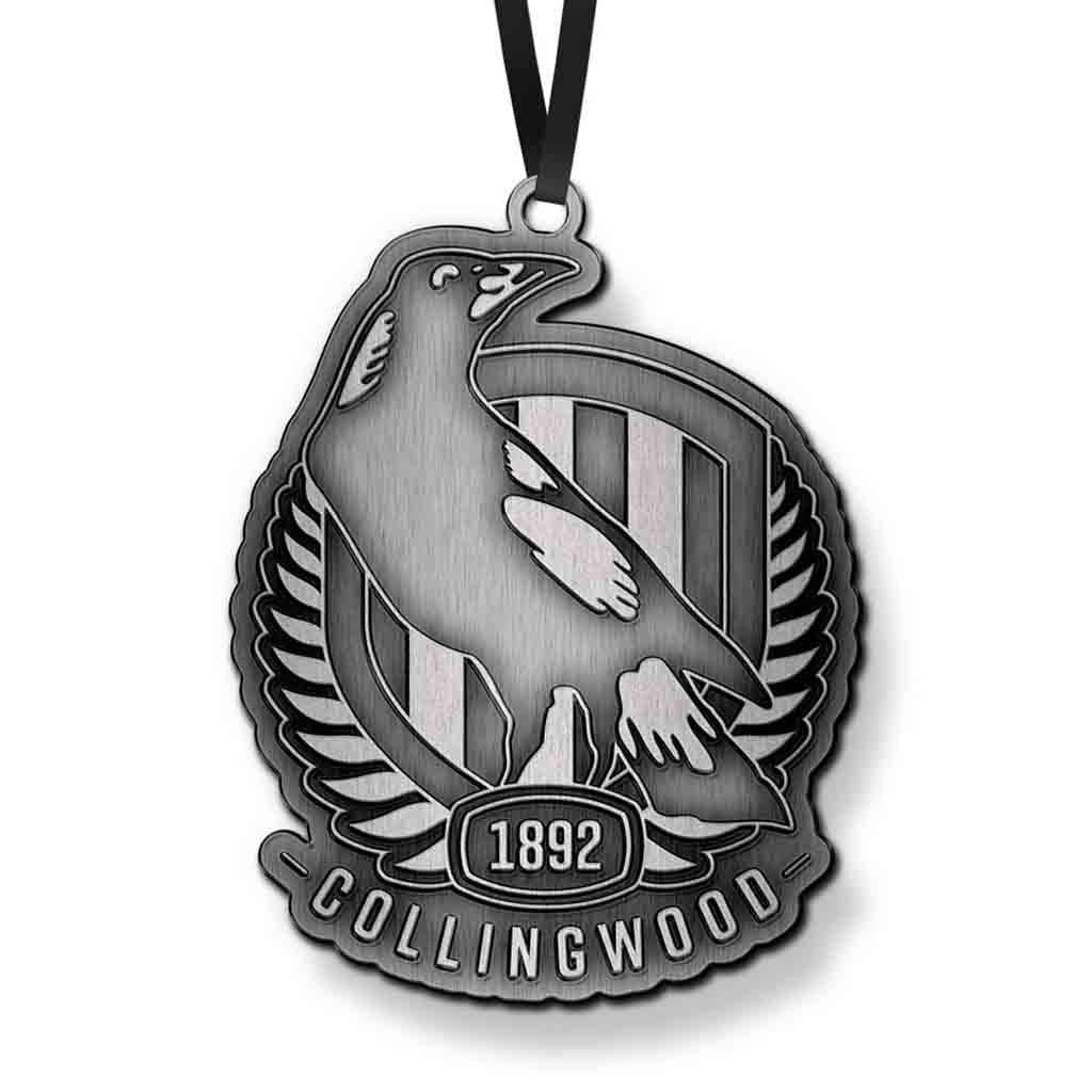 Collingwood Magpies Metal Ornament