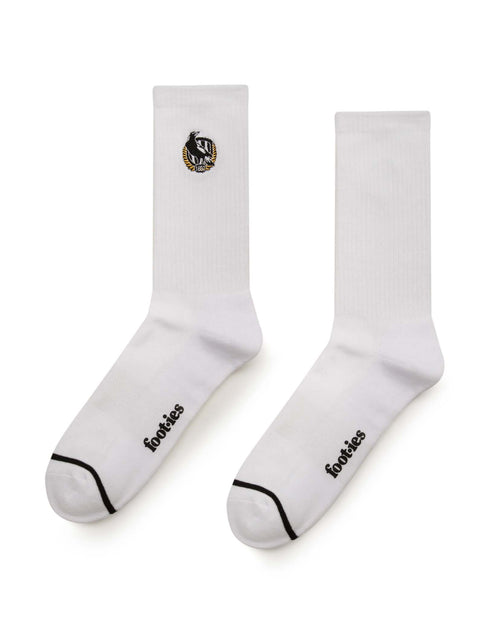 Collingwood Magpies Sneaker Sock 2 Pack Giftbox