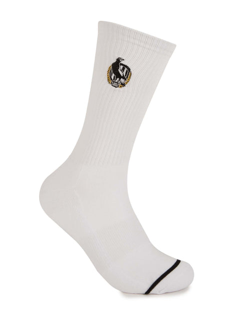 Collingwood Magpies Sneaker Sock 2 Pack Giftbox