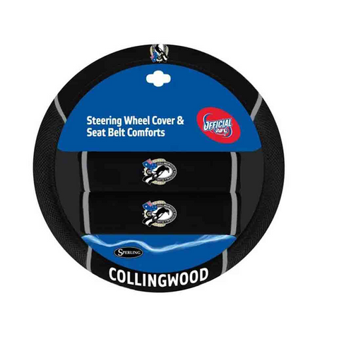 Collingwood Magpies Steering Wheel Cover
