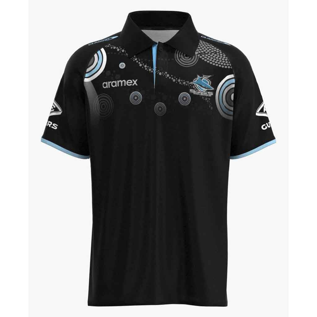 Cronulla Sharks 2023 Indigenous Polo Adult*