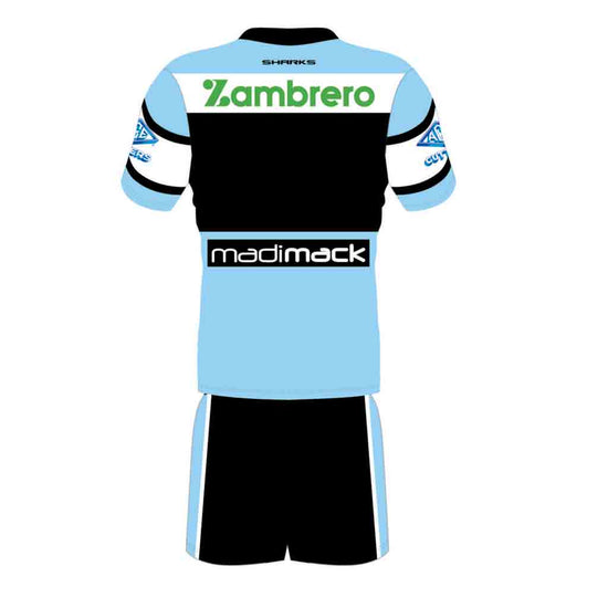 Load image into Gallery viewer, Cronulla Sharks 2024 Home Jersey Set Toddler
