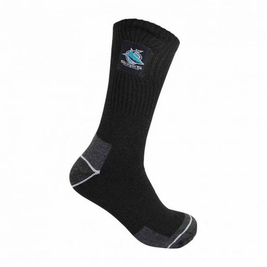 Cronulla Sharks Mens Work Socks