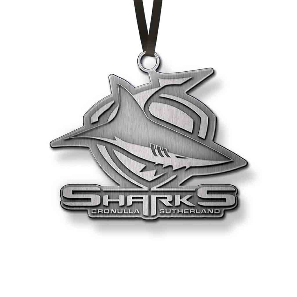 Cronulla Sharks Metal Ornament