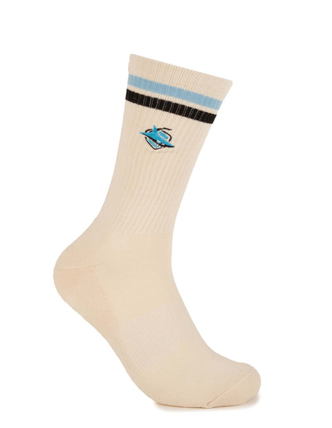 Cronulla Sharks Sneaker Sock 2 Pack Giftbox
