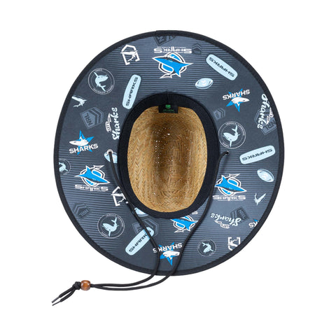 Cronulla Sharks Straw Hat