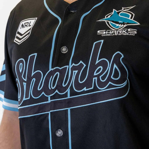 Cronulla Sharks 'Homer' Baseball Shirt Adult