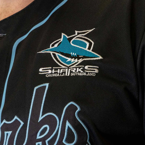 Cronulla Sharks 'Homer' Baseball Shirt Adult
