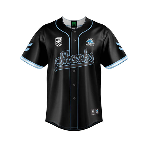 Cronulla Sharks 'Homer' Baseball Shirt Adult