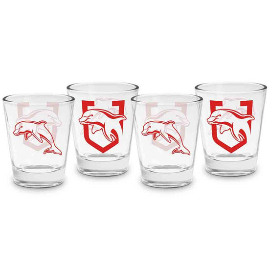 Load image into Gallery viewer, Dolphins 4-Pack Shot Glasses
