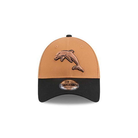 Dolphins 9Forty Cap Light Brown Black