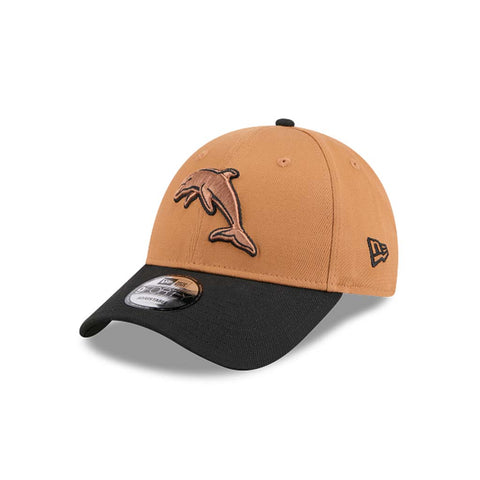 Dolphins 9Forty Cap Light Brown Black